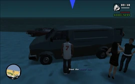 CJ must now steal the sound van along with the equipment that Loc needs.