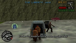 Using the Hoods Rumpo XL to pick up the three Hoods.