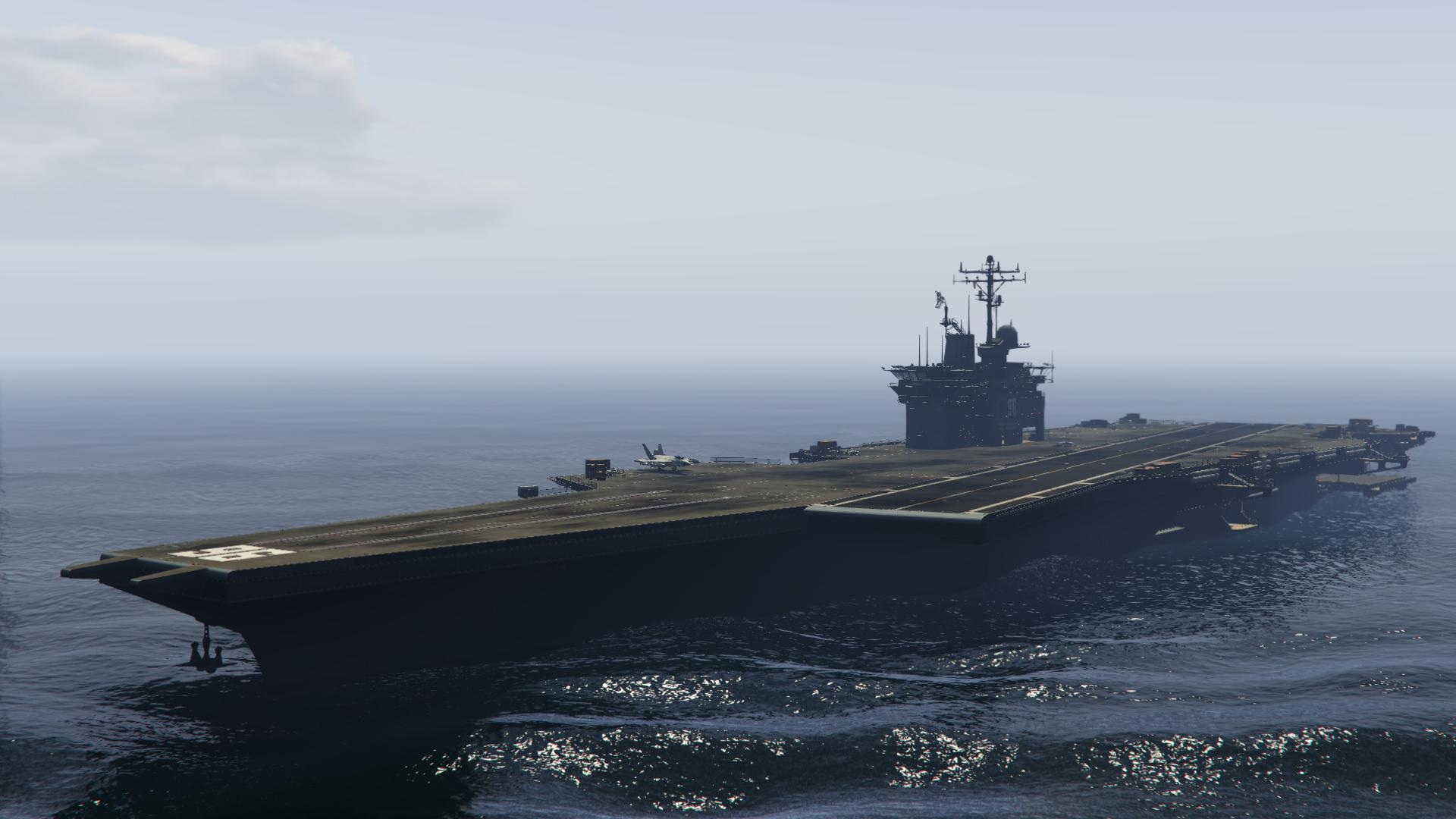 gta 5 aircraft carrier mod