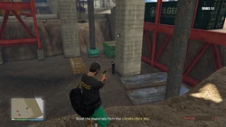 Taking out the enemies in the first area