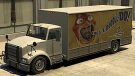 Cluckin' Bell Benson in Grand Theft Auto IV. (Rear quarter view)