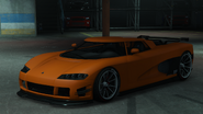 The W1DEB0Y Entity XF seen in Vehicle Cargo missions, GTA Online. (Rear quarter view)