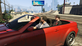 Arriving at Los Santos Customs.