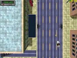 Driving to the bridge.