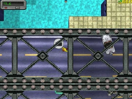 Arriving at the bridge.