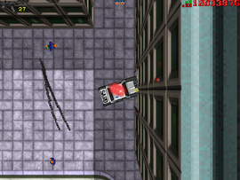Delivering the Squad Car to the garage in Central Glen Wood.