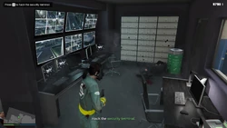 Hack the security terminal