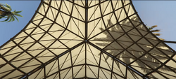 Shade structure, on the West Beach.