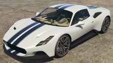 Corsita-GTAOe-LiveryFront-BlackDoubleRacingStripe