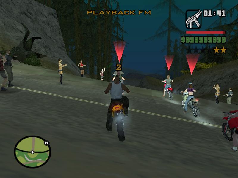 Black Rockstar Moto Cross para GTA San Andreas