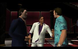 KeepYourFriendsClose-GTAVC-SS25.jpg (116 KB) Lance says that he didn't sell out the gang - he sold out Tommy. Once Tommy is out of the picture, Lance will take over the throne and rule Vice City.