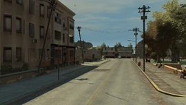 Berners Road-GTAIV-East.png (1.99 MB) Berners Road as seen from the east.