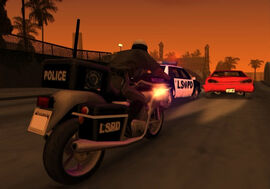 Another early version of the HPV1000, note the LSPD markings and different SAPD logo.