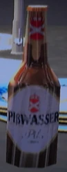 A very common Pißwasser beer bottle (GTA IV).