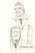 Ricardo Diaz' concept artwork with his beta name, Fernando Diaz.