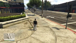 Contact Jamal and stash weapons for The Gangbanger Robbery.