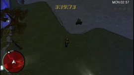 Dumping the tank in the sea.