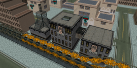 Head Radio Headquarters in Residential District, Anywhere, in Grand Theft Auto 2.