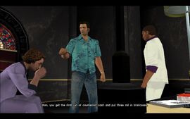 KeepYourFriendsClose-GTAVC-SS10.jpg (121 KB) Tommy tells Ken to get some counterfeit cash for the mafia.
