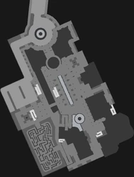 Kortz Center as seen from the minimap (Enhanced version).