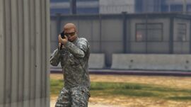 Lloyd attacking the player.