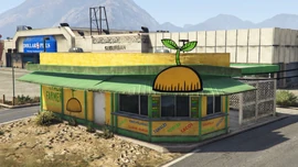 The Taco Farmer at Harmony Plaza on Route 68, Harmony, Blaine County.