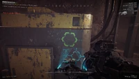 Green indicator telling the user can deploy the Mine