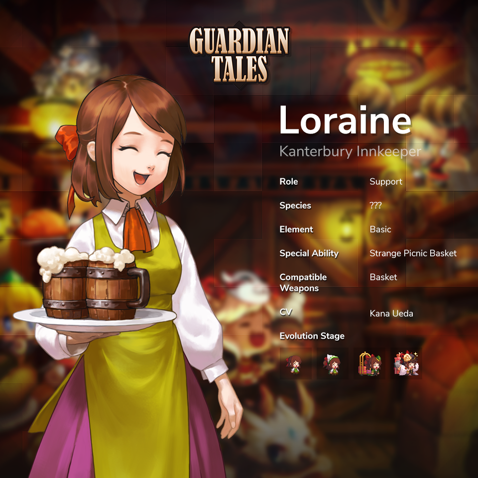 Innkeeper Loraine Gallery Guardian Tales Wiki Fandom