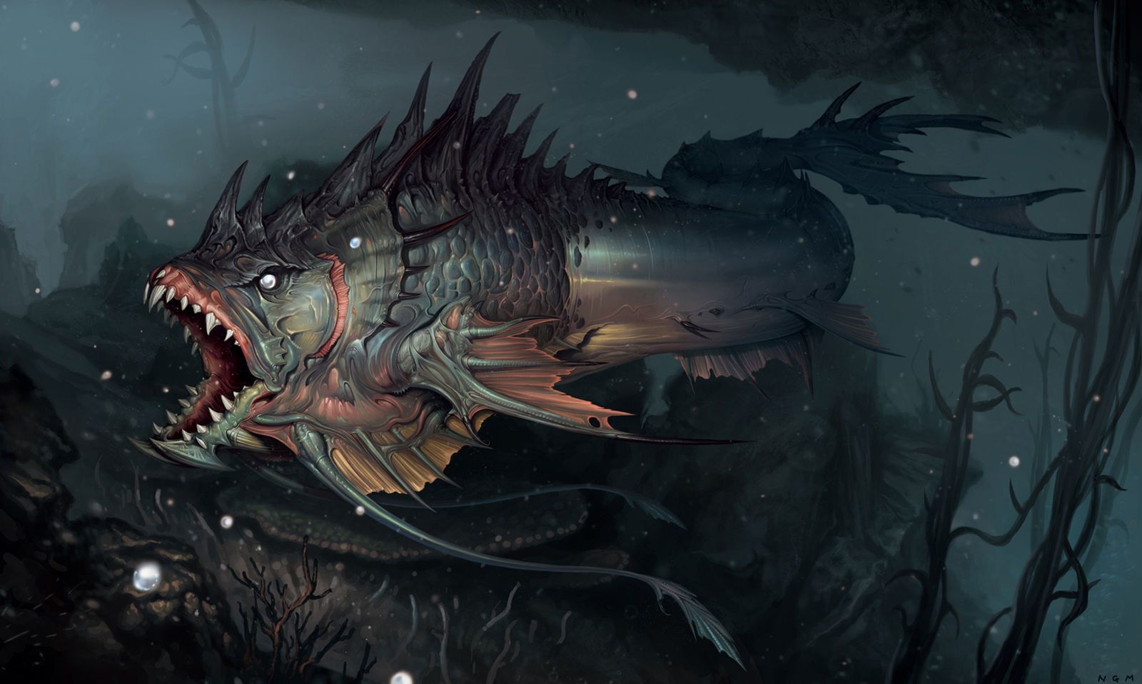 Monster fish top