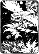 Portrait of Dewlap at the beginning of The Siege