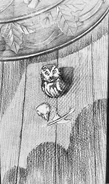 (Ch. 6) Bess standing next to Grimble's bones, startled by The Band.