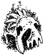 Pagebreaker of Kludd's worn mask.