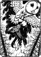 "Eglantine and Primrose sliced through the clear space between two blazing trees."