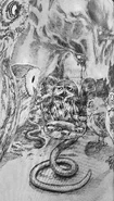 (Ch. 12) Primrose and the Band worry about chaw tapping in the Dining Hollow