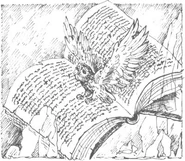 Depicted over the pages of The First Collier, from the Russian edition.