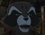 Ranger on Halfworld after helping Rocket, Ma, and Sis escape the robots.