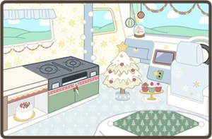 White Christmas Room