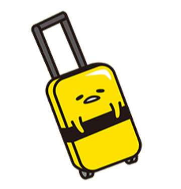 Gudetama suitcase deals