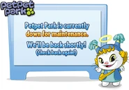 Petpet Park down for maintenance