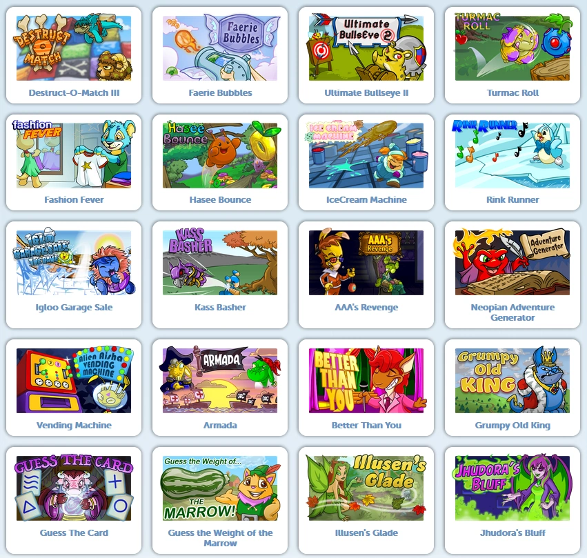 Games Room Neopets Wiki Fandom