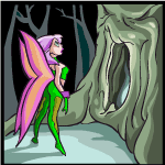 182 BattleFaerie3.gif (10 KB) A young Aethia (Becoming Battle Faerie) discovering the Swords of Flame & Ice