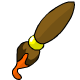 Orange Petpet Paint Brush