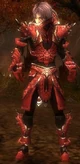 Armure d'Asura pour homme Nécromant