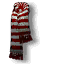 Stylish Red Striped Scarf.png