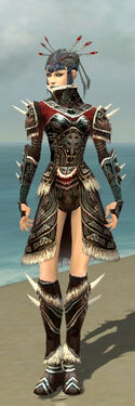 Necromancer Norn Armor F gray front