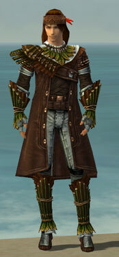 Ranger Druid Armor M gray front