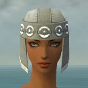 Warrior Ascalon Armor F gray head front