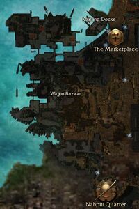 Wajjun Bazaar map