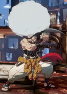 Chipp with an Afro.