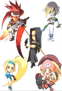 Guilty Gear X Plus bonus Petit art.